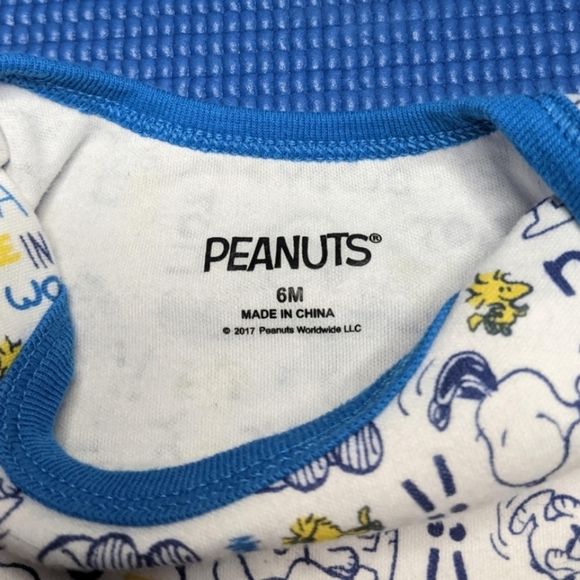 NWOT's Snoopy and Woodstock 6 month Onesies (Bundle of 2) - Picture 2 of 4